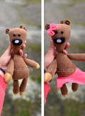 عروسک خرس پسر مستربین (تدی مستربین) ۳۰ سانت 🧸