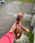 عروسک خرس پسر مستربین (تدی مستربین) ۳۰ سانت 🧸