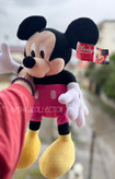 عروسک اورجینال دیزنی میکی موس صورتی ۵۰ سانت