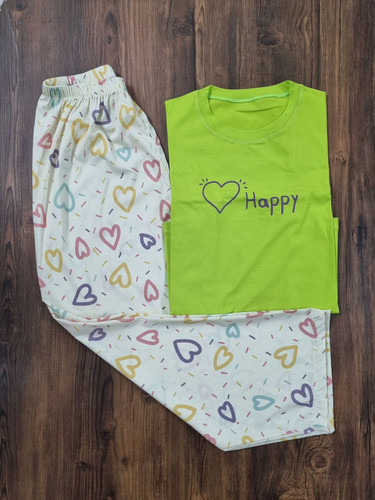 ست تیشرت شلوار عروسکی happy 💚