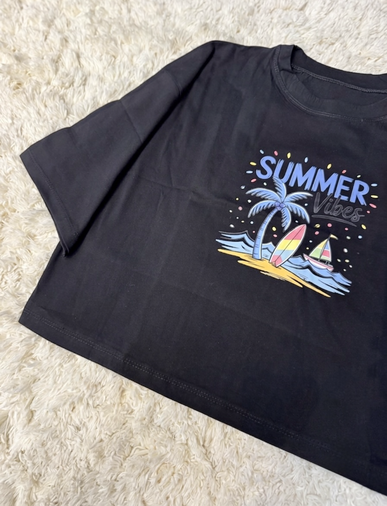 تیشرت باکسی ترند طرح سامر summer تابستون