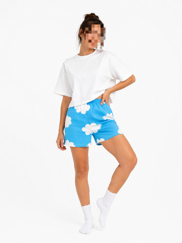 شورتک پینترستی فری سایز ابر ☁️